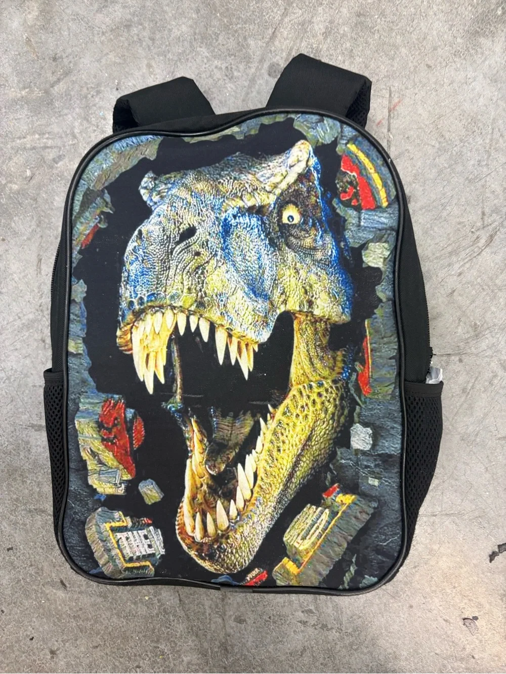 Back to School Stylish and Bright T-Rex Backpack